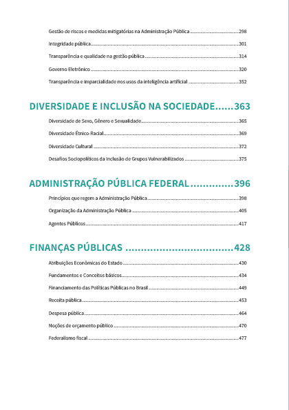 Concurso Nacional Unificado: Conhecimentos Gerais