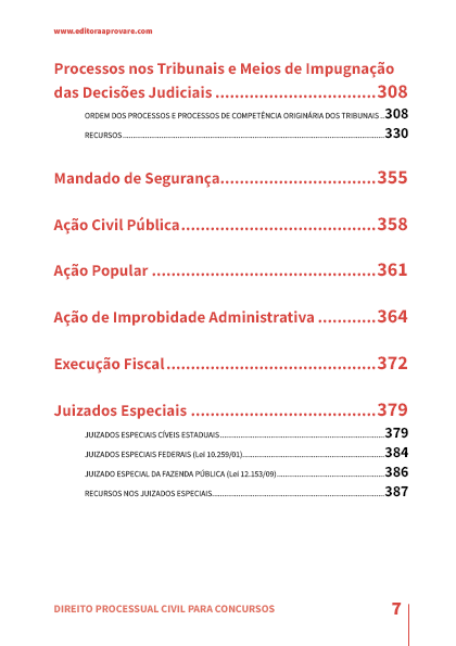 Direito Processual Civil para Concursos