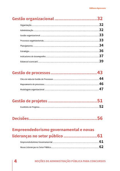 Noções de Administração Pública para Concursos