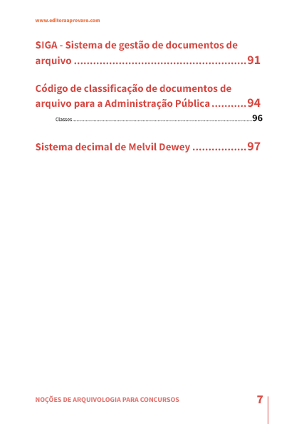 Noções de Arquivologia para Concursos