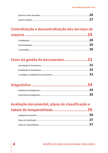 Noções de Arquivologia para Concursos