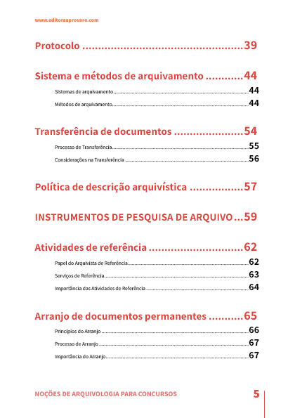 Noções de Arquivologia para Concursos